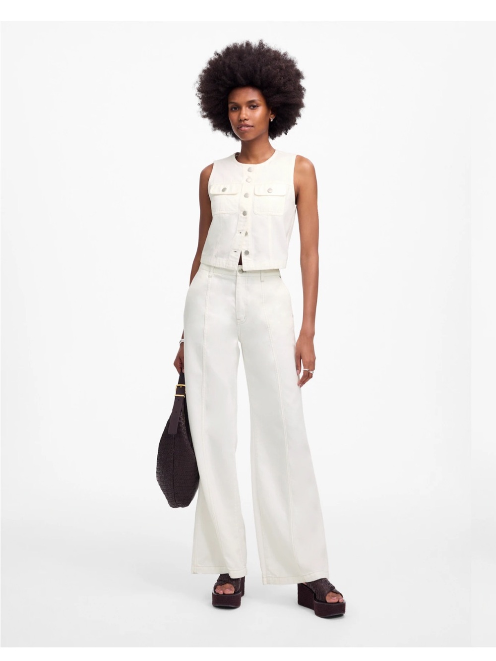 Wide Sweep trouser- Airy denim